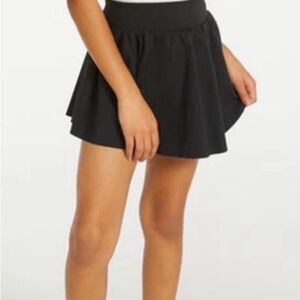 FabKids Black Active Flowy Skort